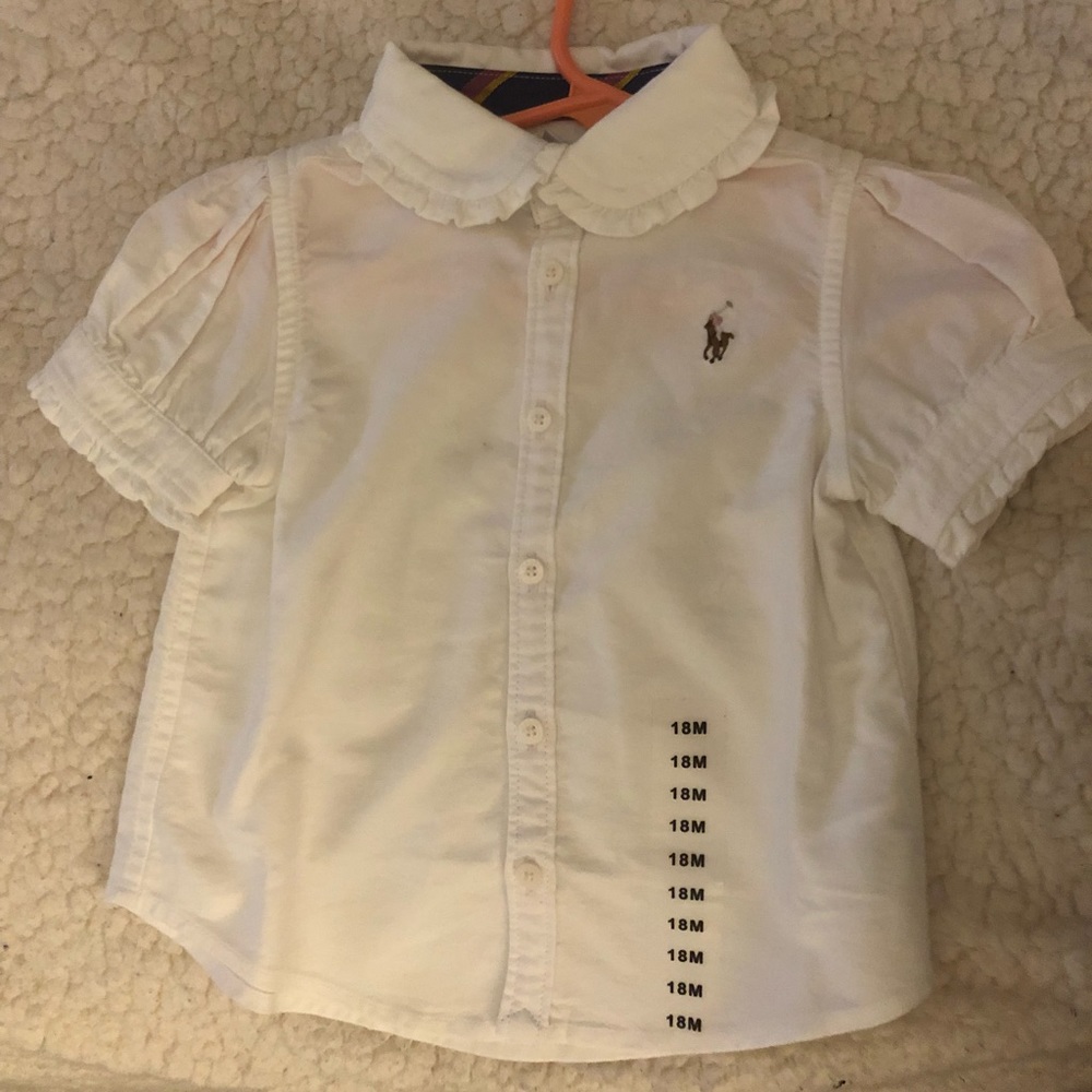 Baby Girls Ralph Lauren Short Sleeve Top